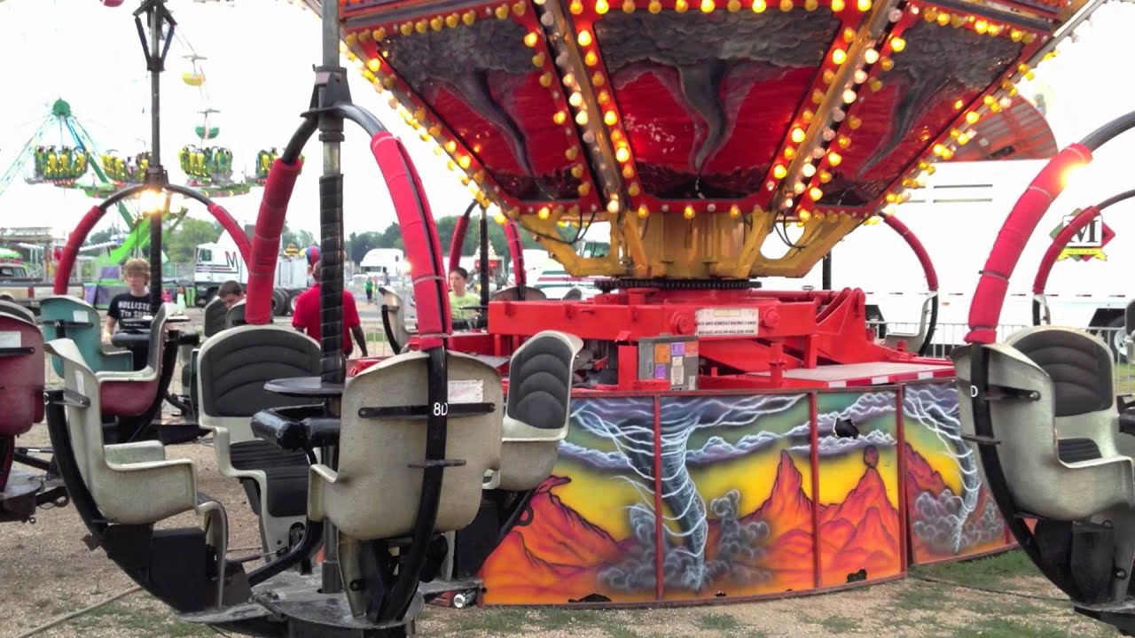 Tornado Amusement Ride Operation - YouTube