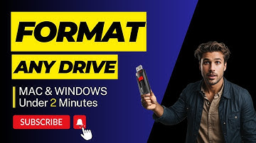 Format USB on Mac or Windows