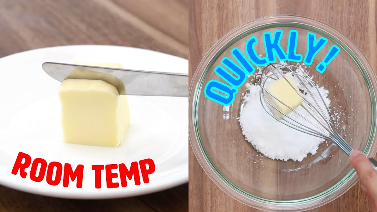 Room temp Butter QUICKLY! 🧈👀GREAT for cooking/baking! 