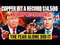 Copper Hit a Record $14,500 a Tonne. Trump Never Even Signed the Tariff Causing It.