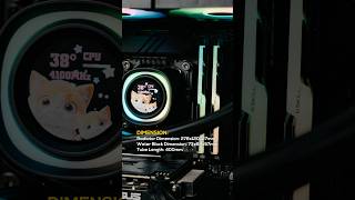 ID-COOLING FX240 LCD Black unboxing #themediatory #lcdscreen
