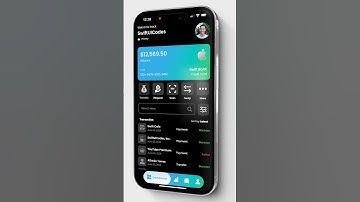 Mobile Banking App | SwiftUI Tutorial #shorts #swiftui #appledeveloper #banking  #template #coding