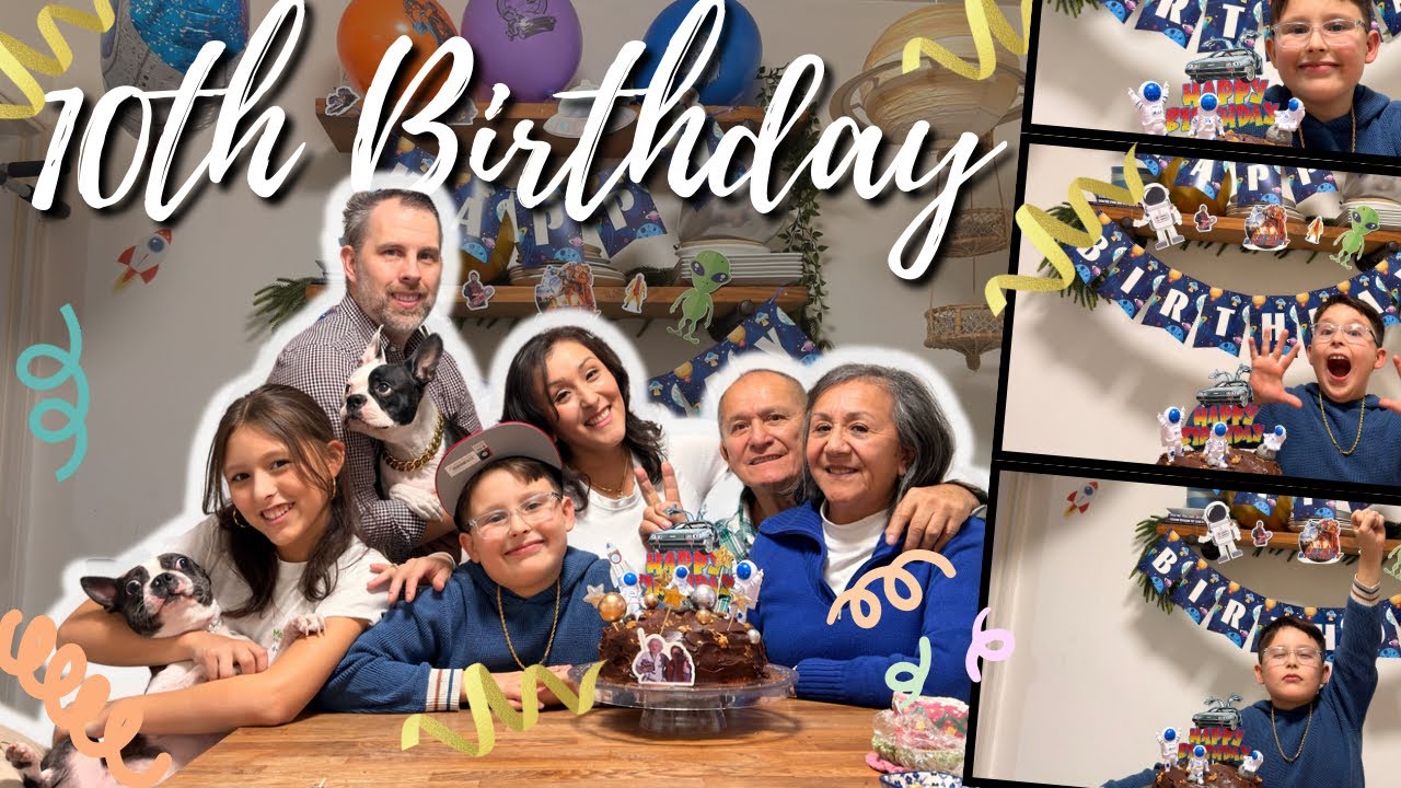 Видеоблог-сюрприз на 10-летие 🎂 Эмоциональное празднование двузначного числа