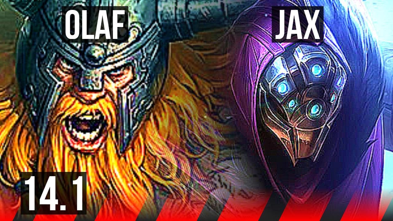 OLAF vs JAX (TOP) | Rank 14 Olaf | KR Master | 14.1 - YouTube