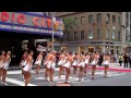 Christmas in August. The Rockettes performing on Sixth Avenue, NYC this morning.