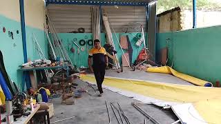 hang glider packing wings Ravi Gujjar bakhtawarpur sec 127 Noida up
