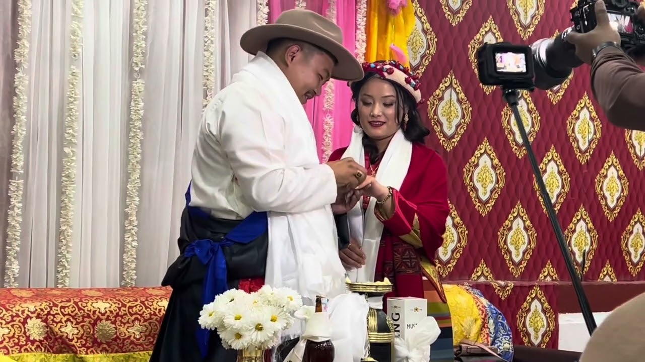 (Wedding of Palzum dongba hyolmo and tenzin gyaltsen mechokpa ) best wishes ❤️