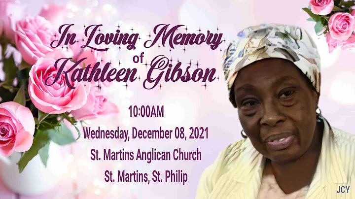 A Service of Thanksgiving for the life of Kathleen...