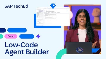 Demo: Low-Code Agent Builder | Build AI Agents Fast in Joule Studio | SAP TechEd 2025