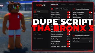 [WORKING] The BEST Tha Bronx 3 Dupe Script (No Ban - Get Infinite Money!)
