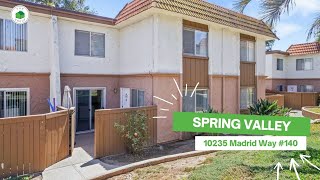[For Sale | Spring Valley] POOLSIDE TOWNHOME WITH PRIVATE PATIO AND CARPORT PARKING