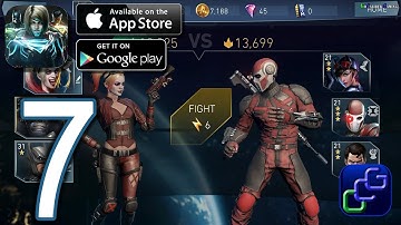 INJUSTICE 2 Android iOS Walkthrough - Part 7 - Campaign: Chapter 2 (NORMAL) Battles 13-24