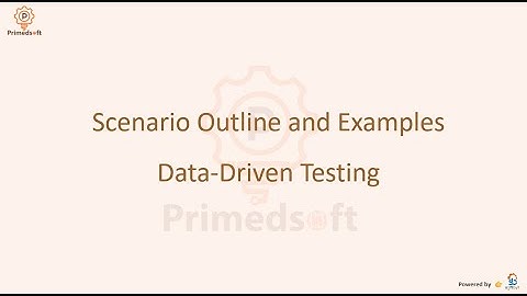 Scenario Outline and Examples- Data Driven Testing (Specflow BDD) | C#  | NUnit #coding