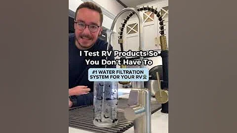 Having access to clean filtered drinking water in the RV is EASY with this tankless RO system💧