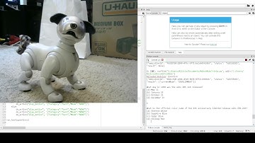 Sony Aibo ERS 1000 API: Aibo Trivia Game
