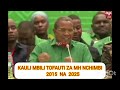 KAULI MBILI TOFAUTI ZA MH NCHIMBI KUHUSU UCHAGUZI 2015 NA 2025 KAULI MBILI TOFAUTI ZA MH NCHIMBI KUHUSU UCHAGUZI 2015 NA 2025
