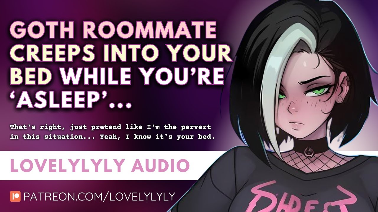 ASMR | Goth Roommate Creeps Into Your Bed 😈💤 F4A, Gentle Rain & Whispers, Cuddles , Sleep Aid