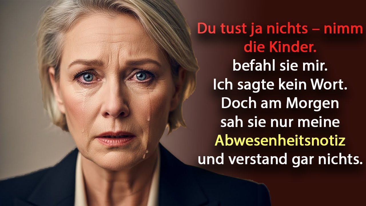 Schwiegertochter befiehlt: „Pass auf Kinder auf!“ Meine Rache: Der Schock-Umzug.