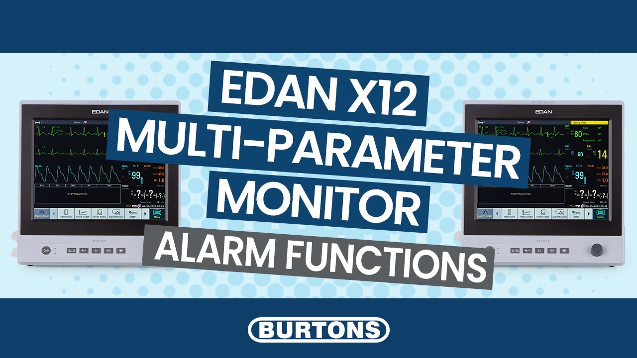 Edan x12 Alarm functions