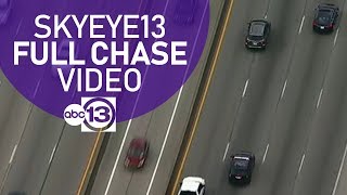 Watch Live Houston Police Chasing Vehicle In South Houston