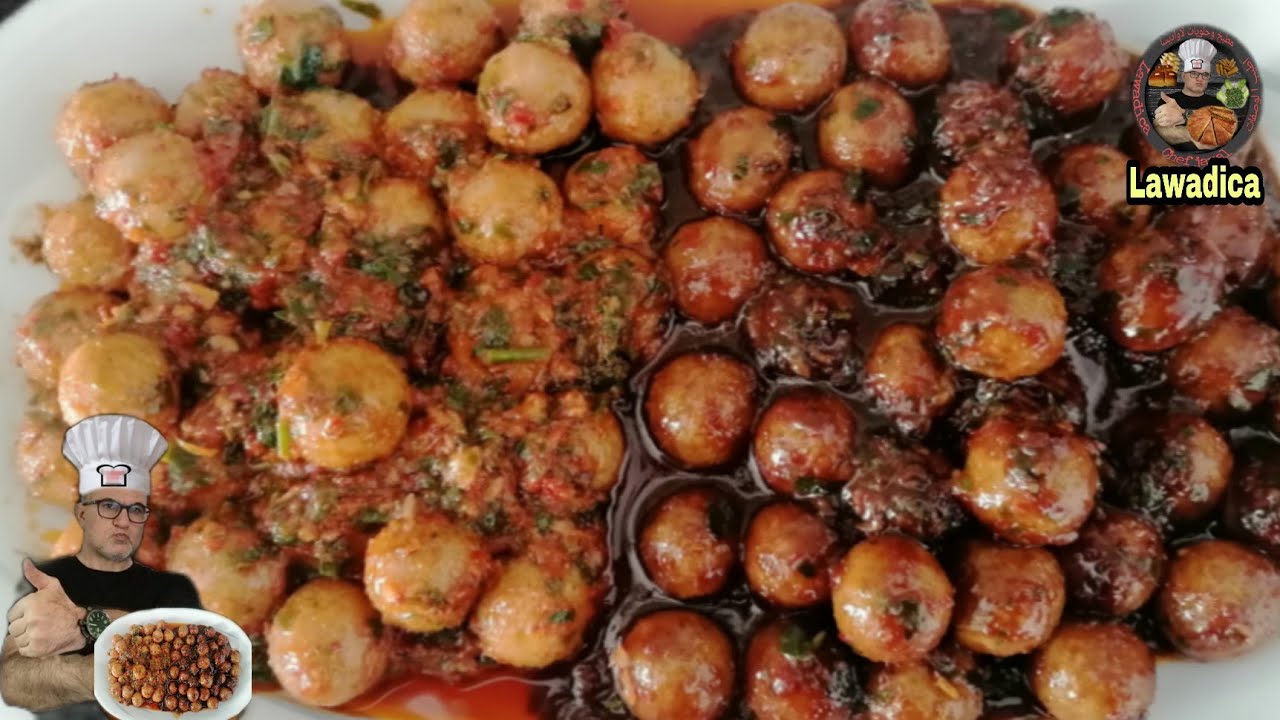 كبيبات بدبس لفليفلة ودبس الرمان اكلة لادقانية ساحلية😋