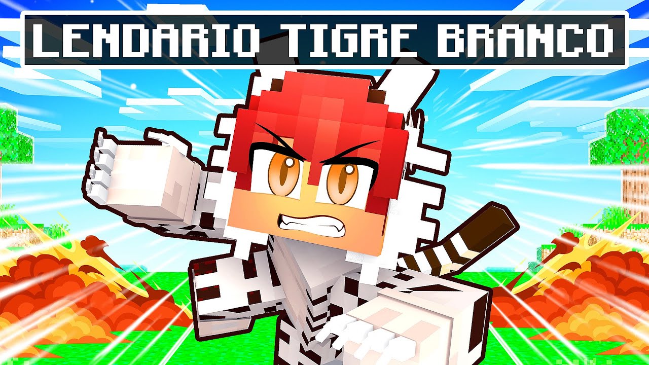 S4ULO É UM LENDÁRIO TIGRE BRANCO no Minecraft