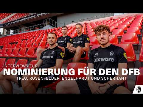 "Surreal feeling!" | Treu, Rosenfelder, Engelhardt, and Scherhant on their DFB team call-up