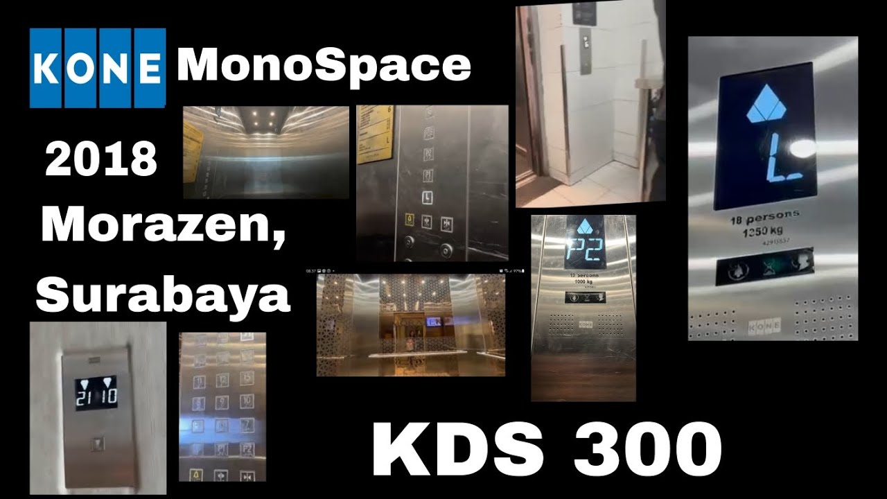 Kone MonoSpace KDS300 Elevator at Morazen, Surabaya. || 