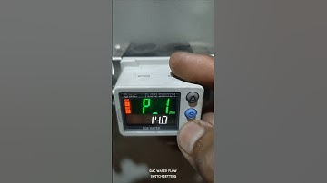 #smc #water flow switch setting simpal se