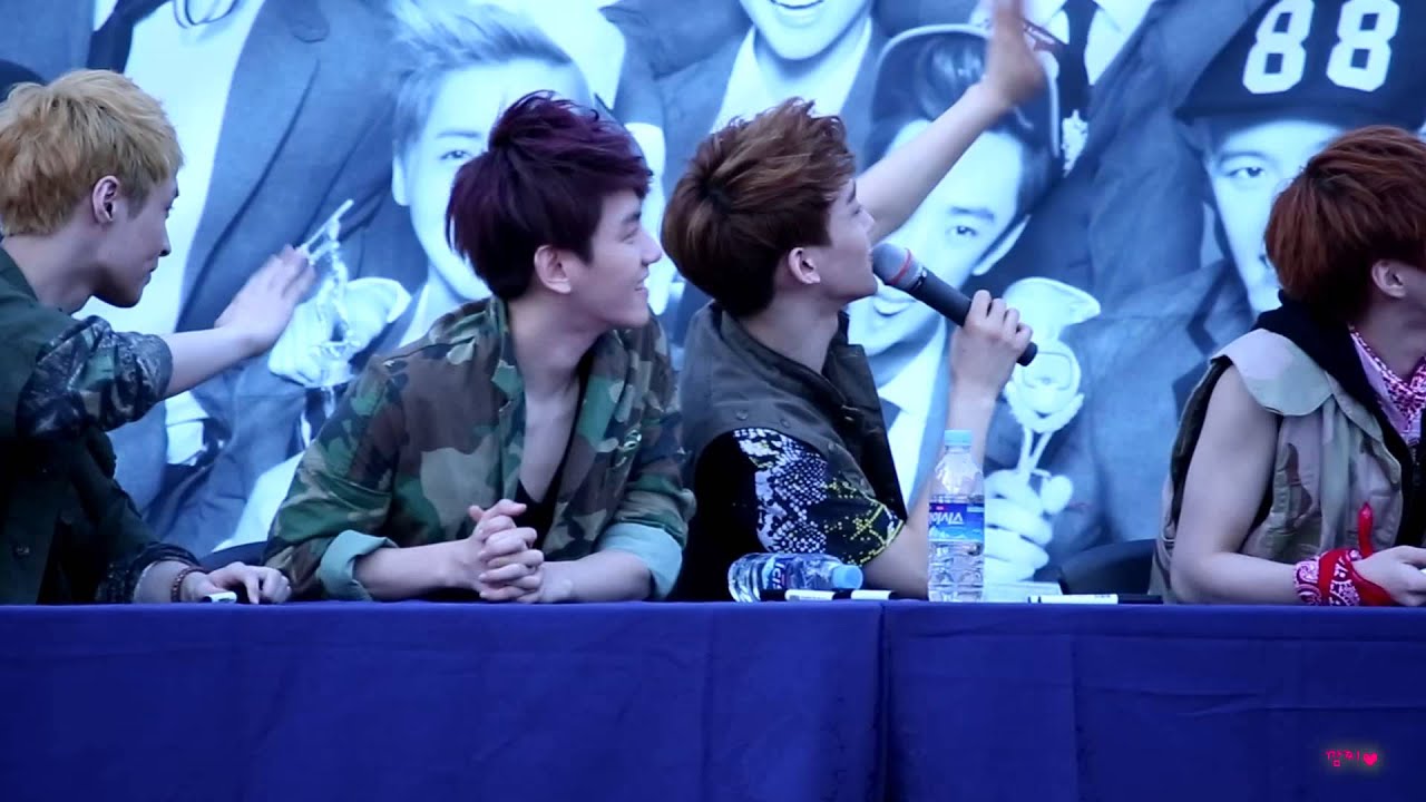 [130615]청량리팬사인회(Cheongnyangni FanSign) EXO - Part3(talk)