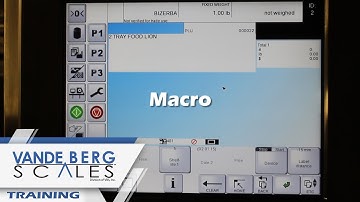 Bizerba GLM-e Weigh Price Labeler Training: How to Program Macros