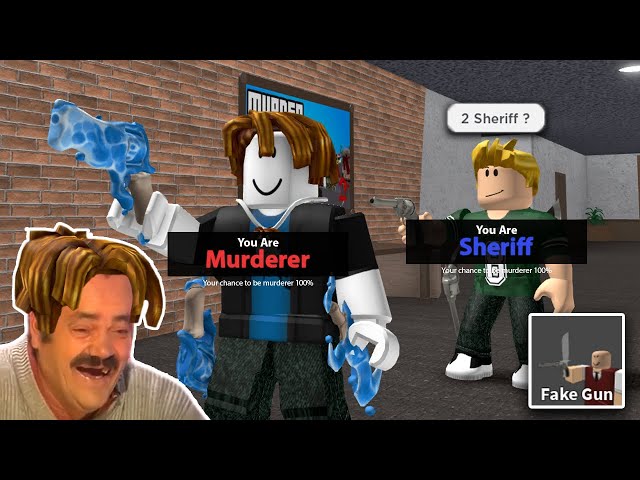 ROBLOX Murder Mystery 2 FUNNY MOMENTS (CAMPERS 2) class=