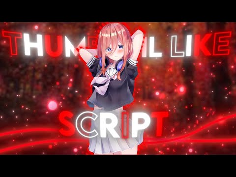 How to make thumbnail like @Sbxa and @Script  | After Effects Easy tutorial