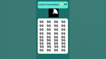 Test Your Observation Skills | Find the odd number and letter #shorts #observationskills