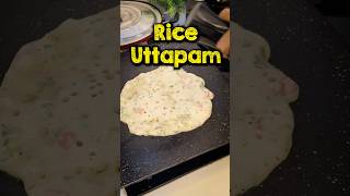 Rice Uttapam 😍 | Soft & Crispy Breakfast Recipe 🔥 #shorts screenshot 2