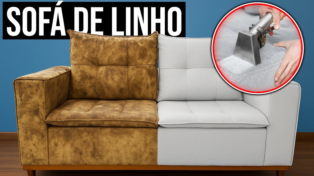 Como Higienizar Sofá de Linho Sem Risco de Mancha (Guia Completo)