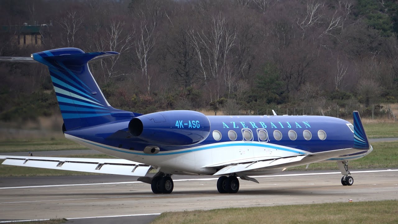 Azerbaijan Gulfstream G650. 4K-ASG. Farnborough Runway 06