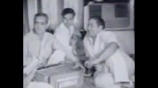 Mohd. Rafi - Live Video of Studio Recording