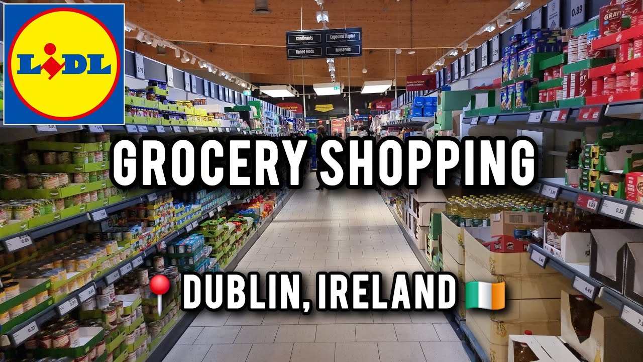 🛒🛍🇮🇪 Покупка продуктов в Lidl в Дублине, Ирландия, с указанием цен. 