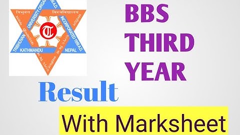BBS Third Year Result Herne Tarika With Marksheet#turesult#tu#bbs#b.l.teaching#turesult2079
