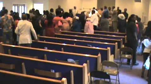 Pastor Raymond Barnes Sr gave closing prayer for o...