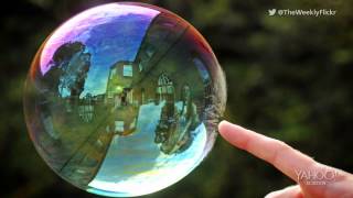 Magical photography with soap bubbles