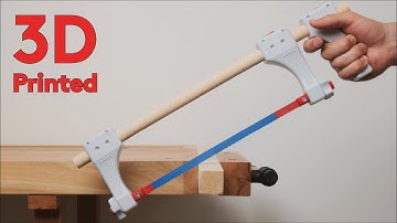 3D Printed Metal Hacksaw