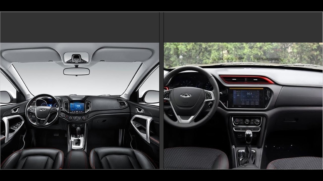 comparación Chery TIGGO 3 versus TIGGO 5  (versión luxury) Interior y tablero! Cuál comprarías?????