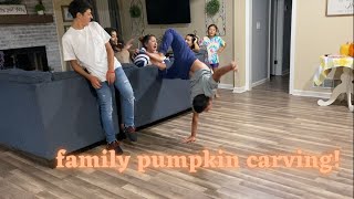Surprising grandma and pumpkin carving!!