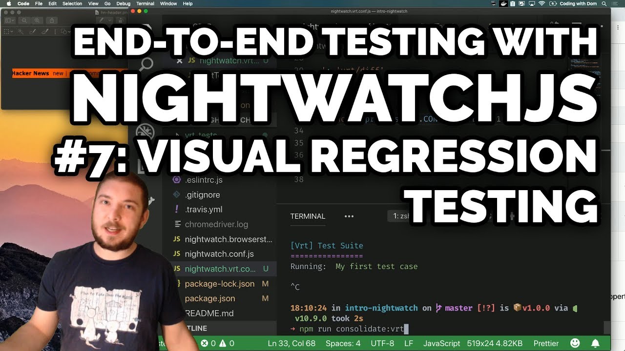 End-to-end testing with NightwatchJS #7: Visual regression testing