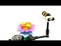 Flower and Bee with a coaxial universal joint : LEGO Technic