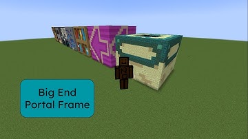Big End Portal Frame in Minecraft.