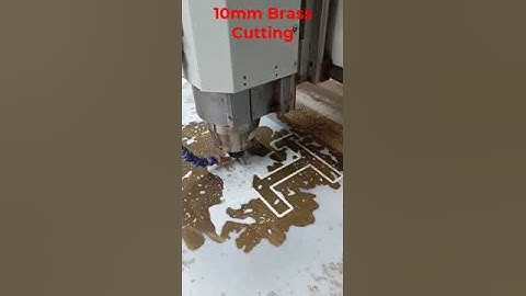 10mm Brass Cutting #gszone #cnc #design #artcam