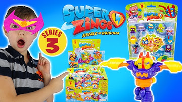Superzings Series 3 Starter Pack, Blind Bags & Blister Pack